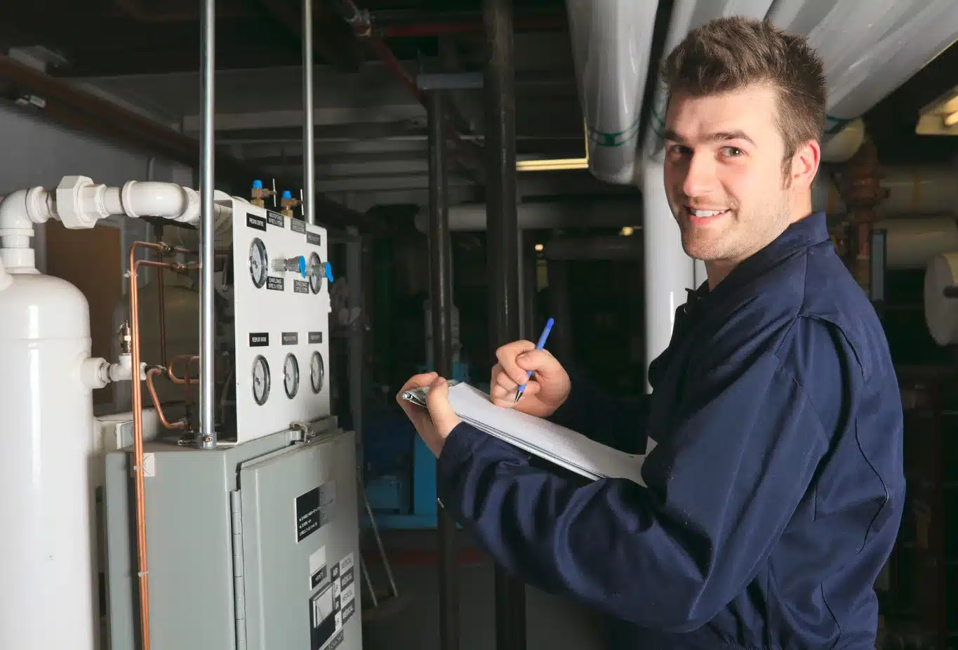Business boiler installation commercial boiler room - Business boiler installation